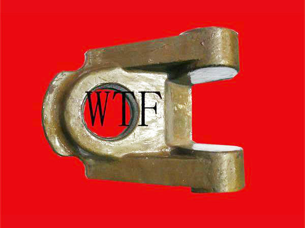 The forging of industrial robot stop needs to have shrinkage holes left near the blank end